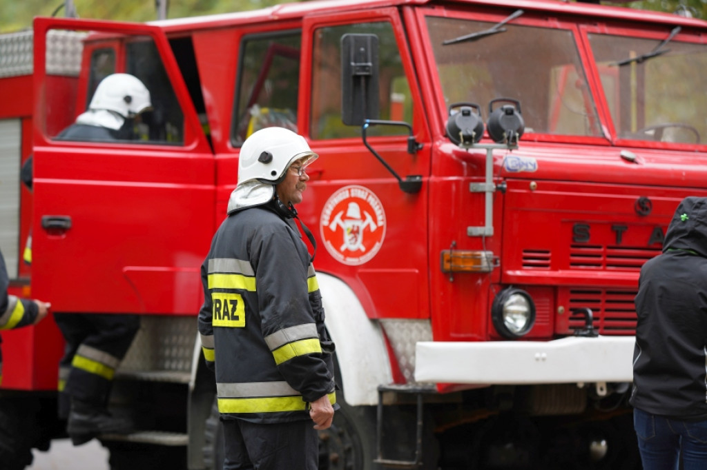 Ćwiczenia pożarowe w kościele NNMP w Szczecinku