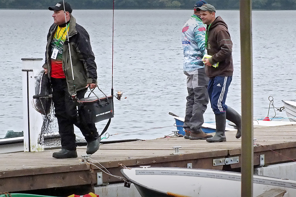 Mistrzostwa Europy wędkarzy głuchych - Spinning z łodzi na Trzesiecku