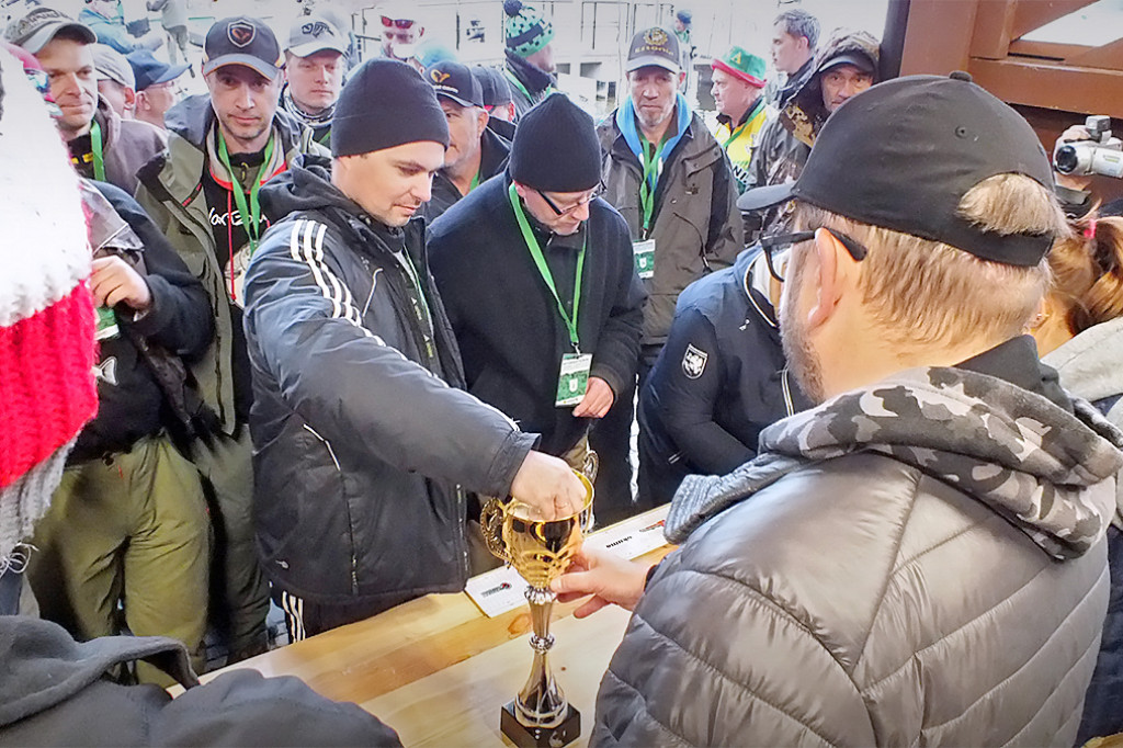 Mistrzostwa Europy wędkarzy głuchych - Spinning z łodzi na Trzesiecku