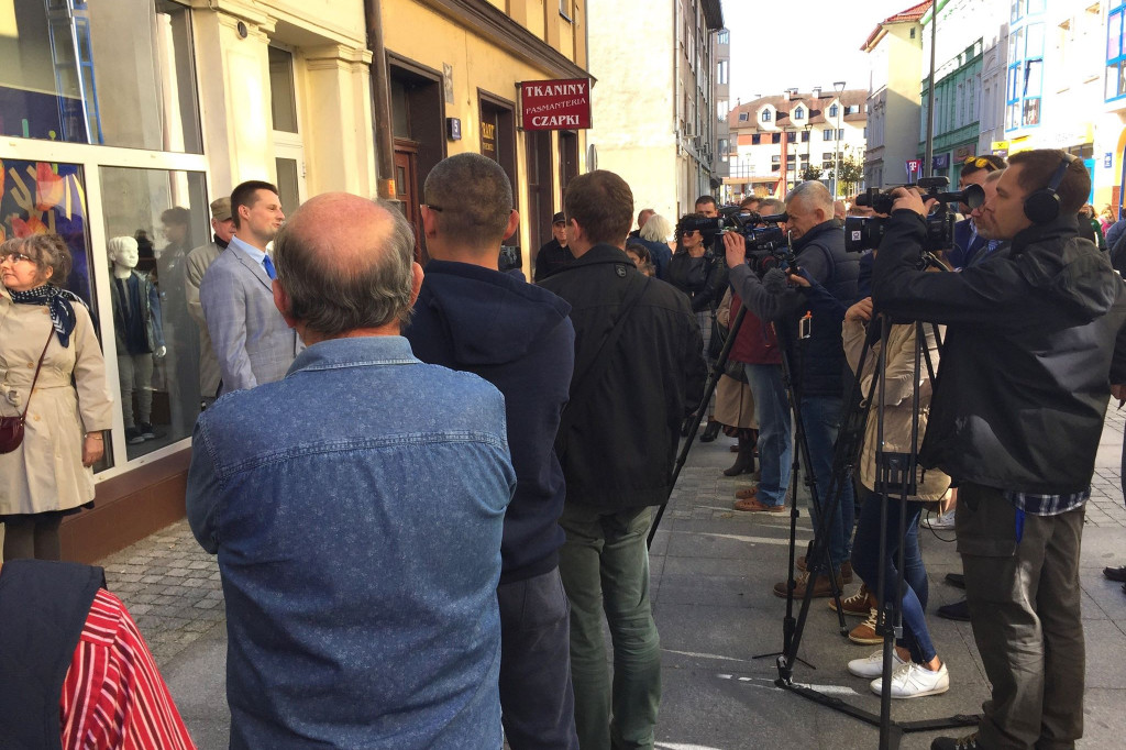 Wiesław Adamski - odsłonięcie pamiątkowej tablicy