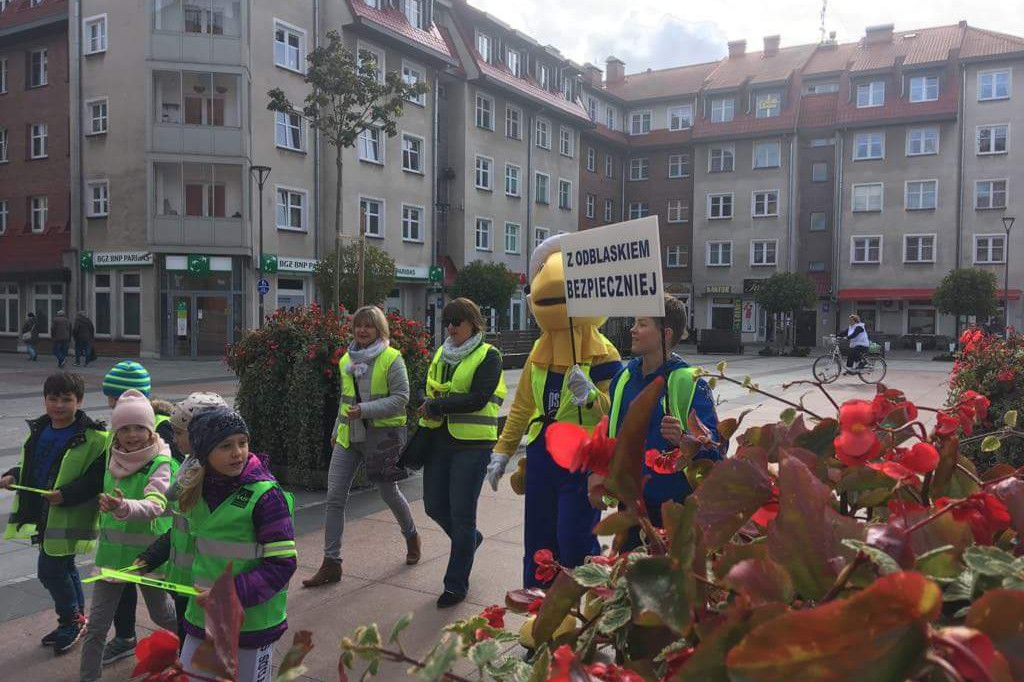 Z odblaskami bezpieczniej - Akcja straży miejskiej