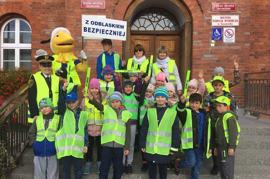 Z odblaskami bezpieczniej - Akcja straży miejskiej