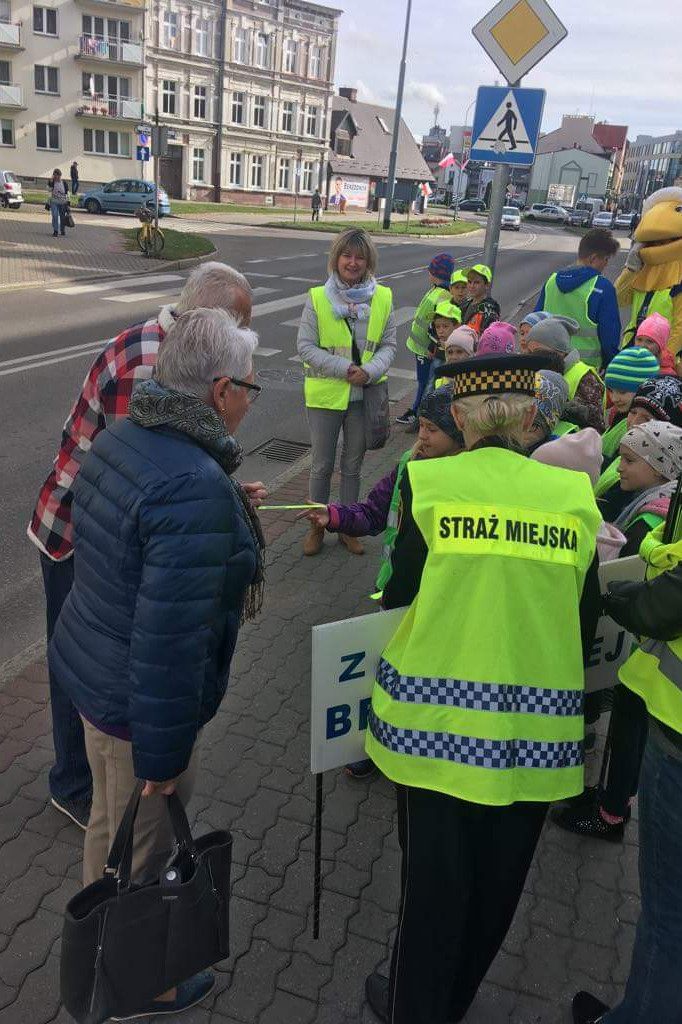 Z odblaskami bezpieczniej - Akcja straży miejskiej