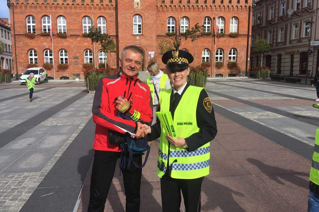 Z odblaskami bezpieczniej - Akcja straży miejskiej