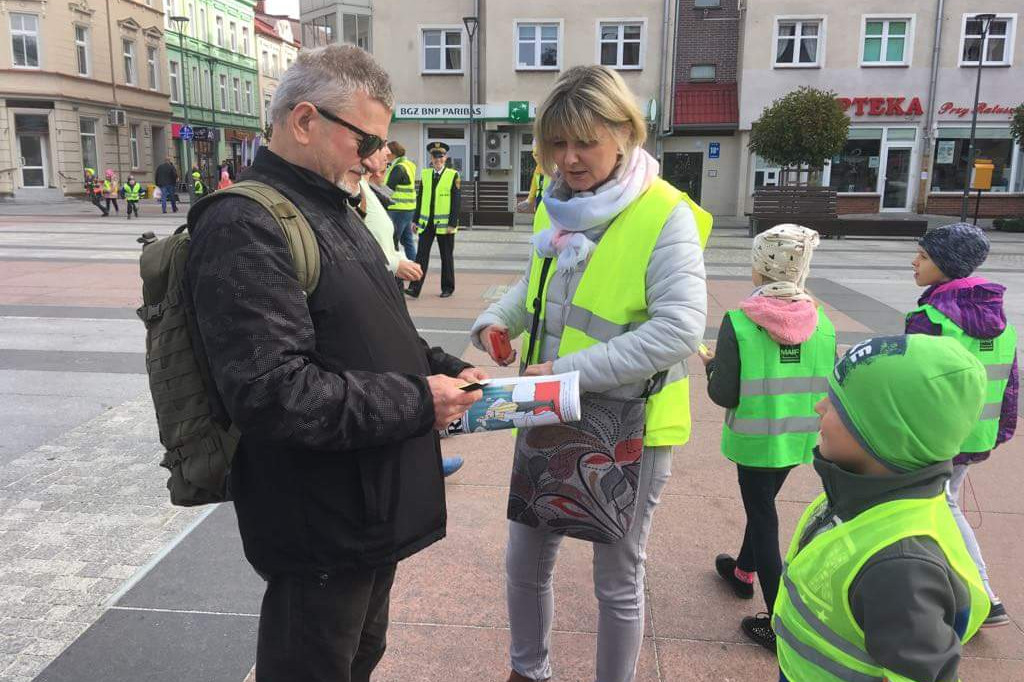 Z odblaskami bezpieczniej - Akcja straży miejskiej