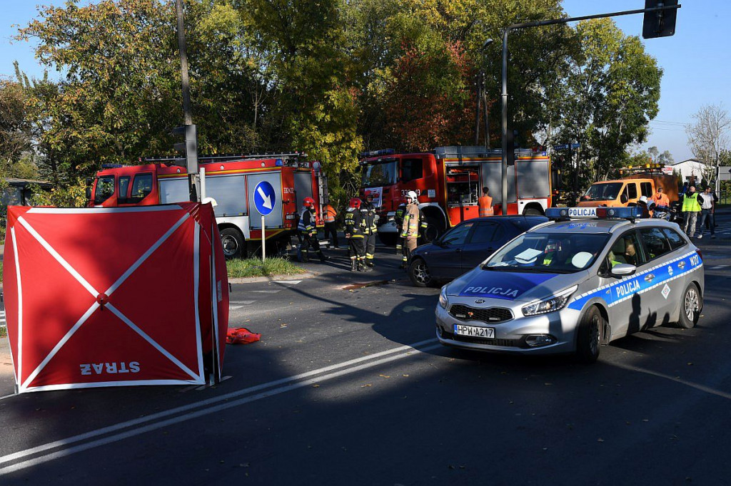 Wypadek krajówka Mścice