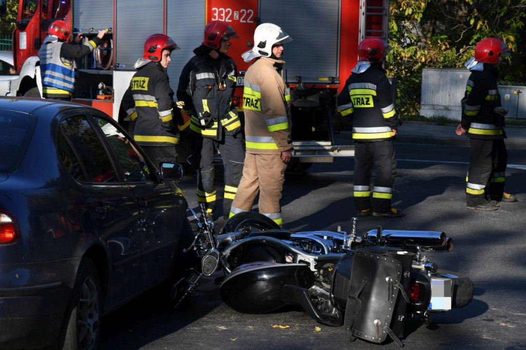 Wypadek krajówka Mścice
