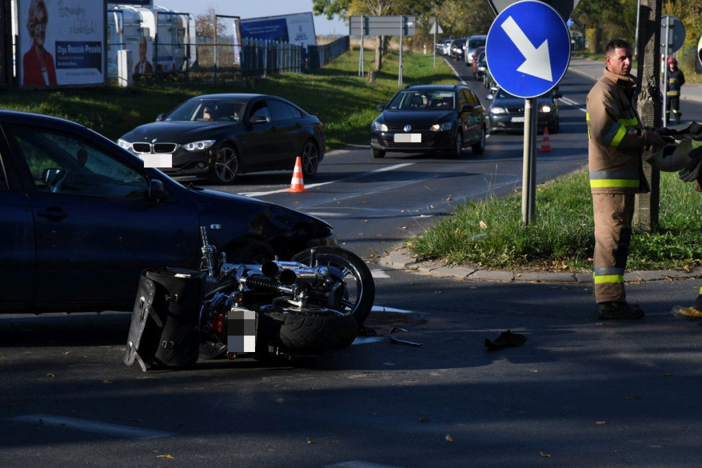 Wypadek krajówka Mścice