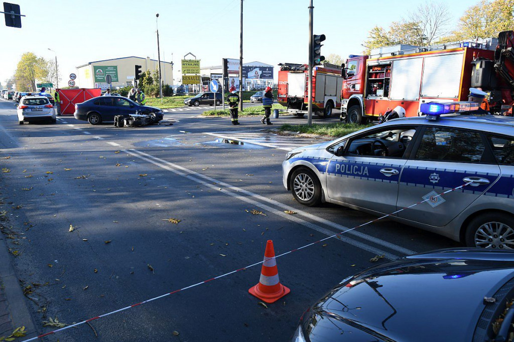 Wypadek krajówka Mścice