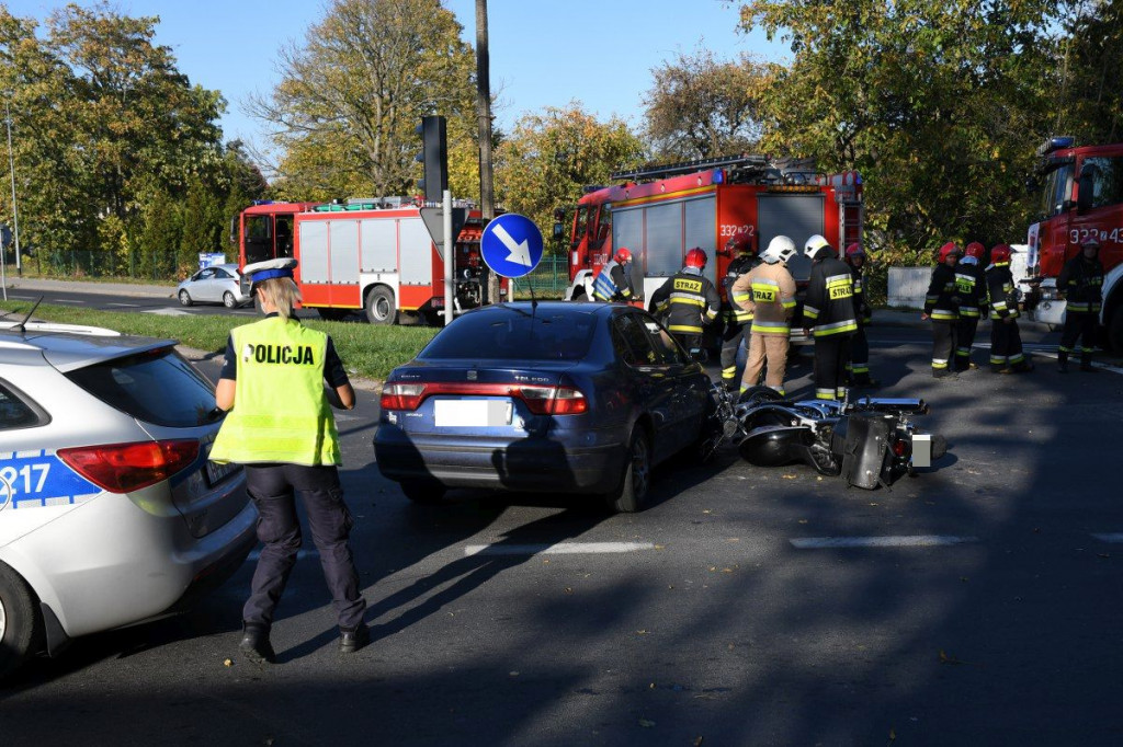 Wypadek krajówka Mścice