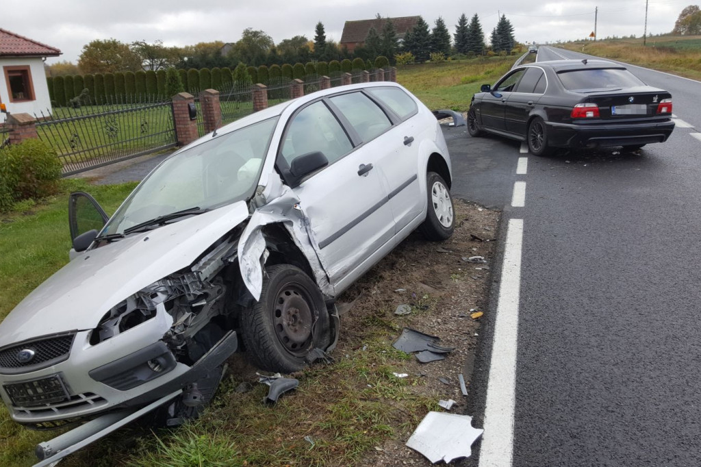 Wypadek Sitno BMW