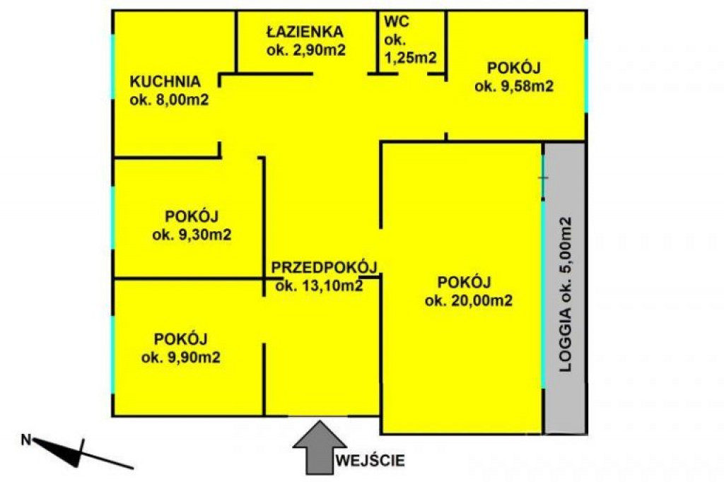 4-POKOJOWE MIESZKANIE Z LOGGIĄ I GARAŻEM BLISKO CENTRUM MIASTA! SPOKOJNA OKOLICA