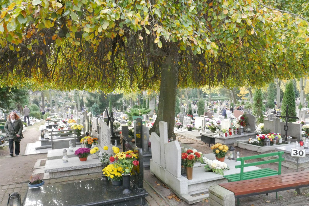 Cmentarz 1 listopada 2018 Szczecinek