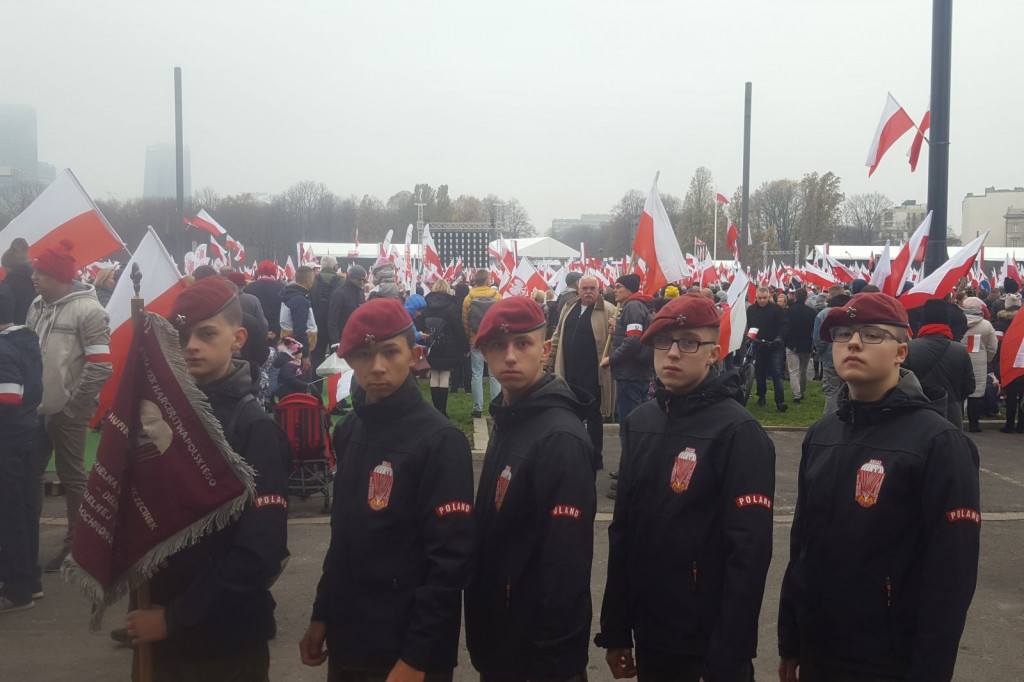 Nasi harcerze w Warszawie