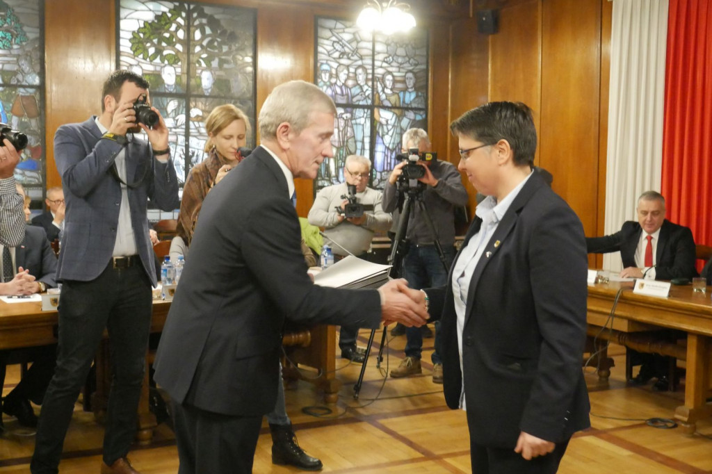 Ślubowanie Burmistrza Daniela Raka