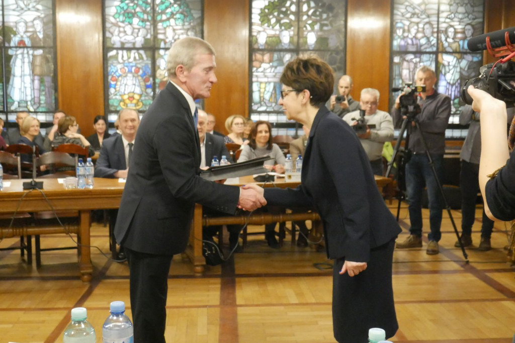 Ślubowanie Burmistrza Daniela Raka