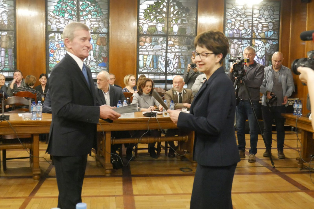 Ślubowanie Burmistrza Daniela Raka