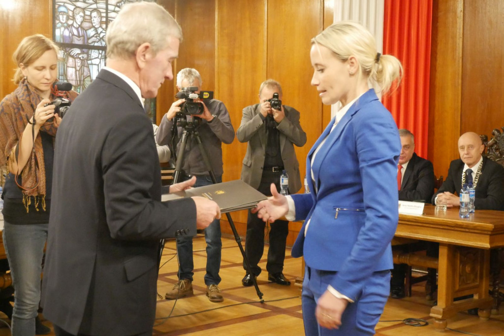 Ślubowanie Burmistrza Daniela Raka