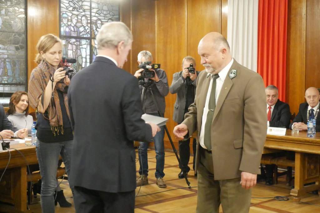 Ślubowanie Burmistrza Daniela Raka