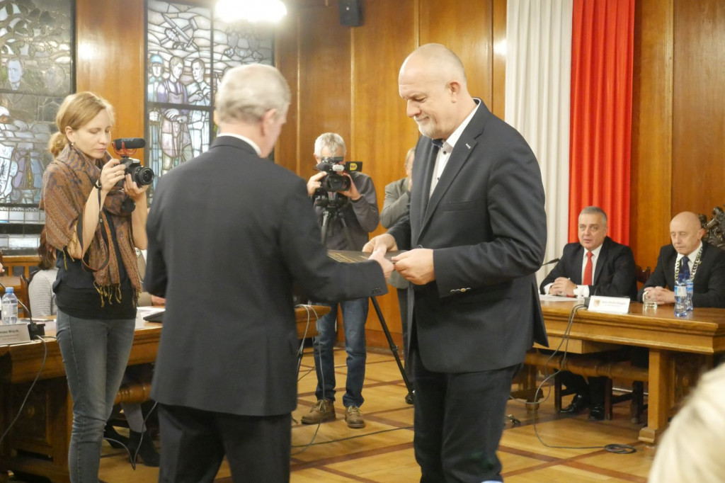 Ślubowanie Burmistrza Daniela Raka