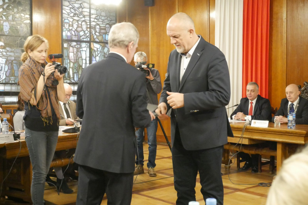 Ślubowanie Burmistrza Daniela Raka