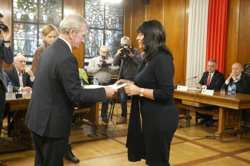 Ślubowanie Burmistrza Daniela Raka