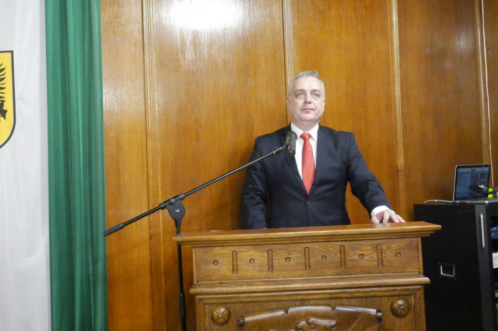 Ślubowanie Burmistrza Daniela Raka