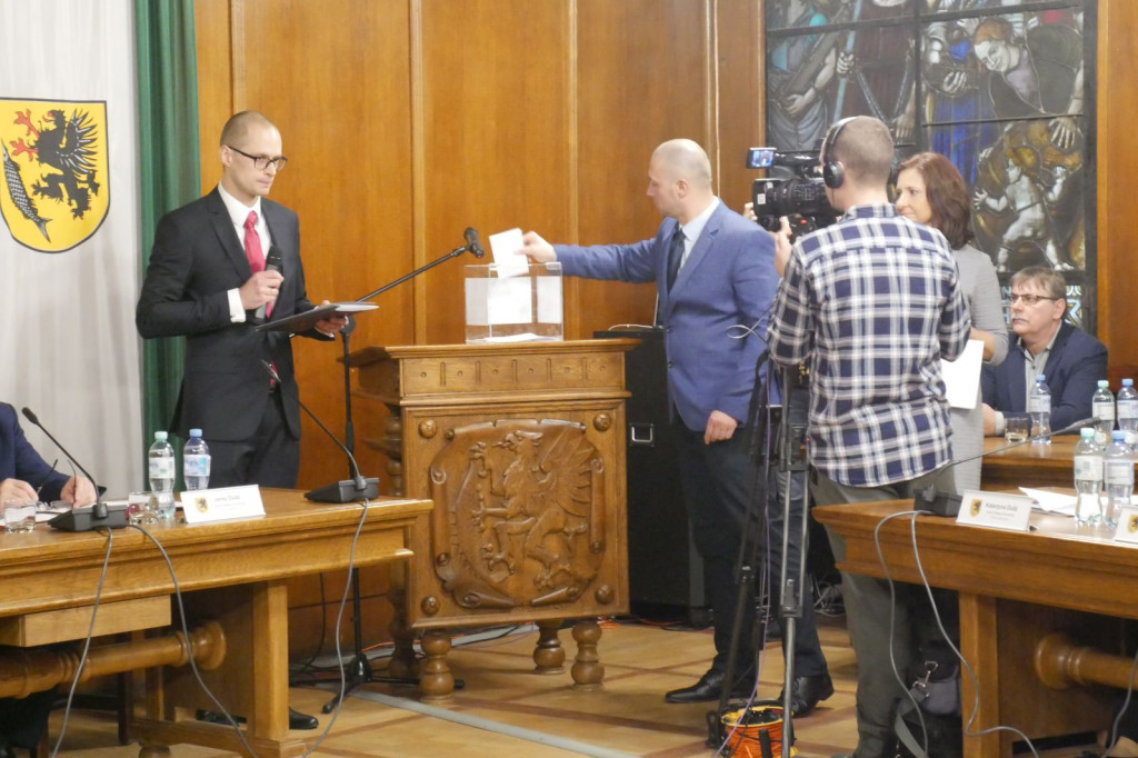 Ślubowanie Burmistrza Daniela Raka