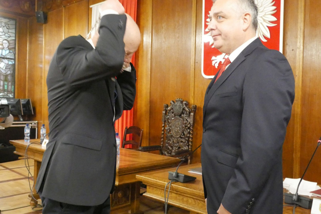 Ślubowanie Burmistrza Daniela Raka