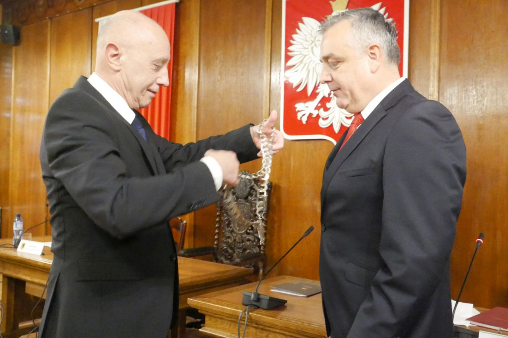 Ślubowanie Burmistrza Daniela Raka