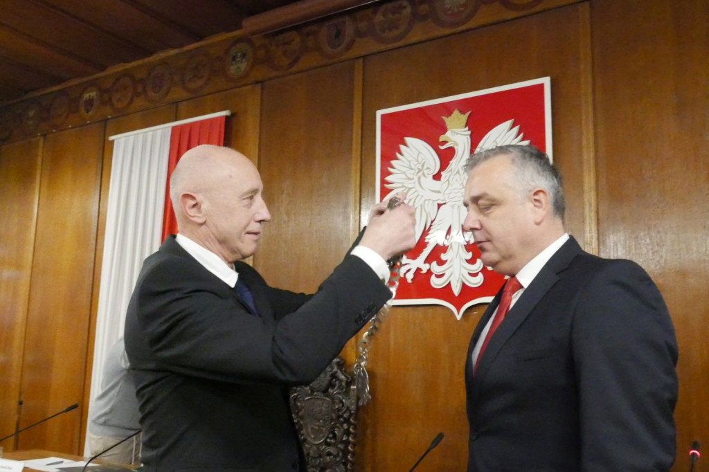 Ślubowanie Burmistrza Daniela Raka