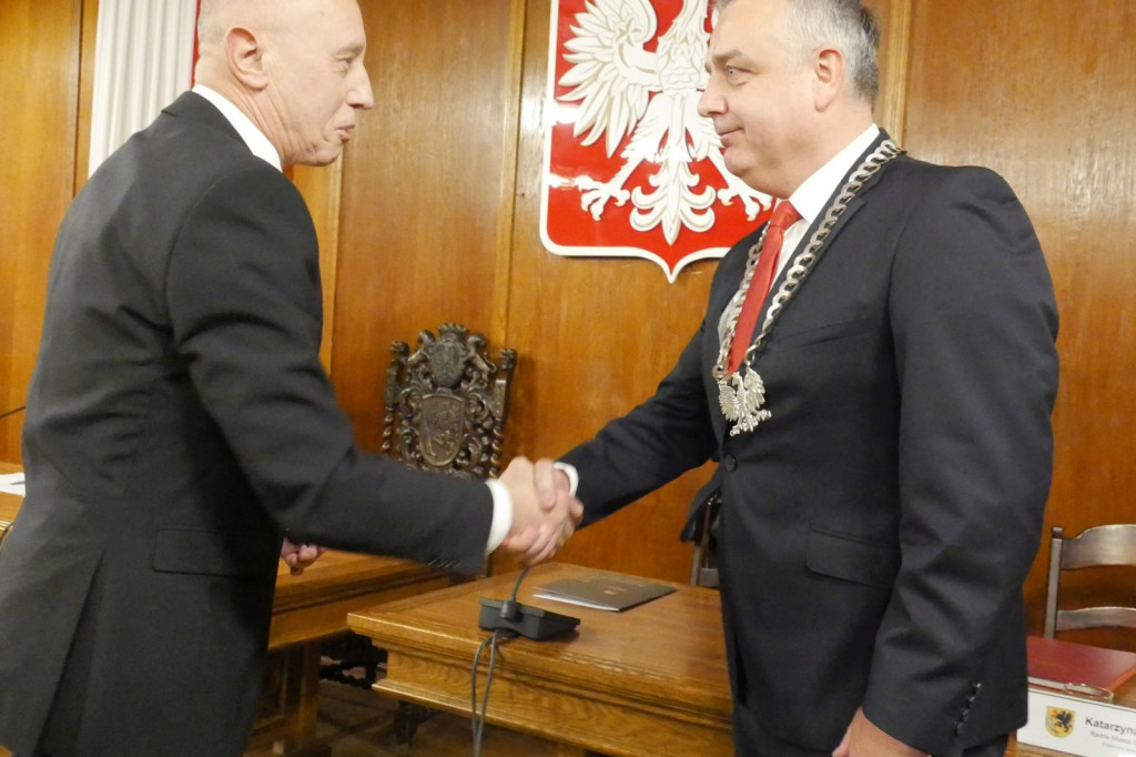 Ślubowanie Burmistrza Daniela Raka