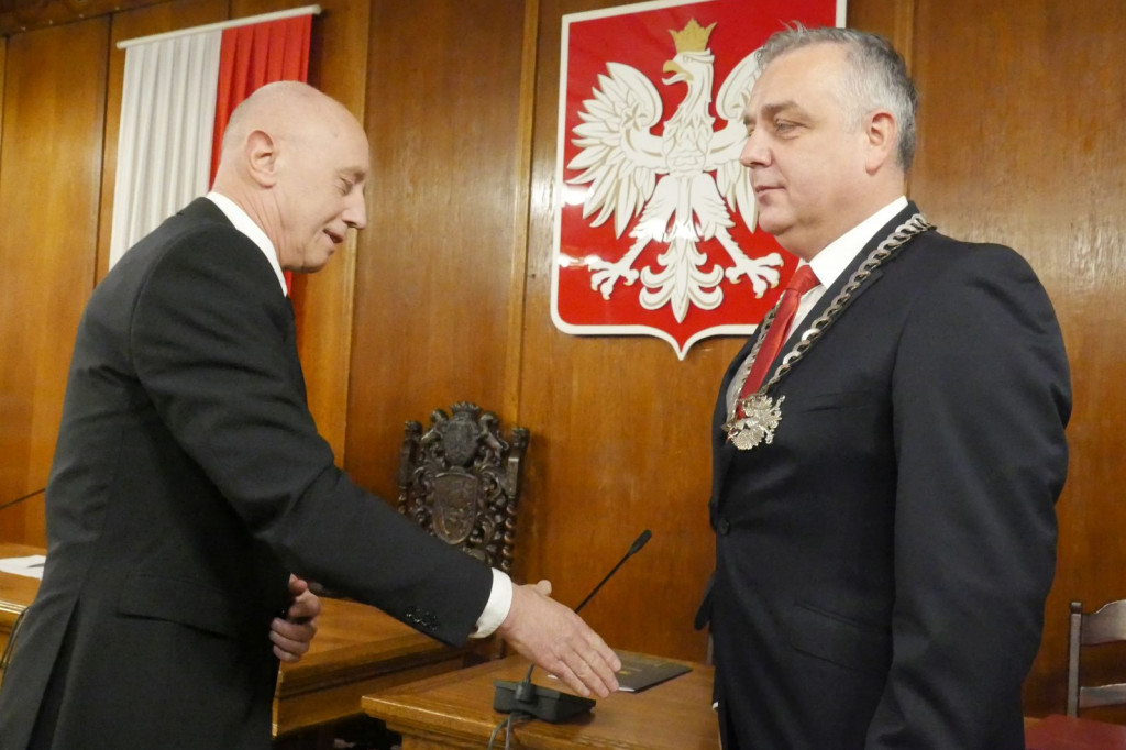 Ślubowanie Burmistrza Daniela Raka