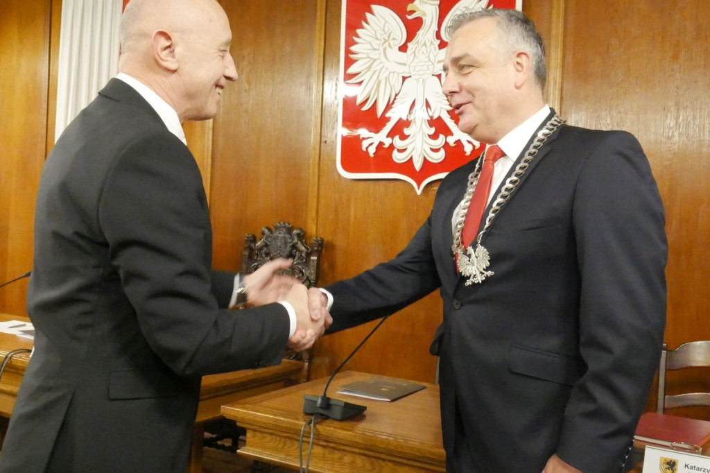 Ślubowanie Burmistrza Daniela Raka