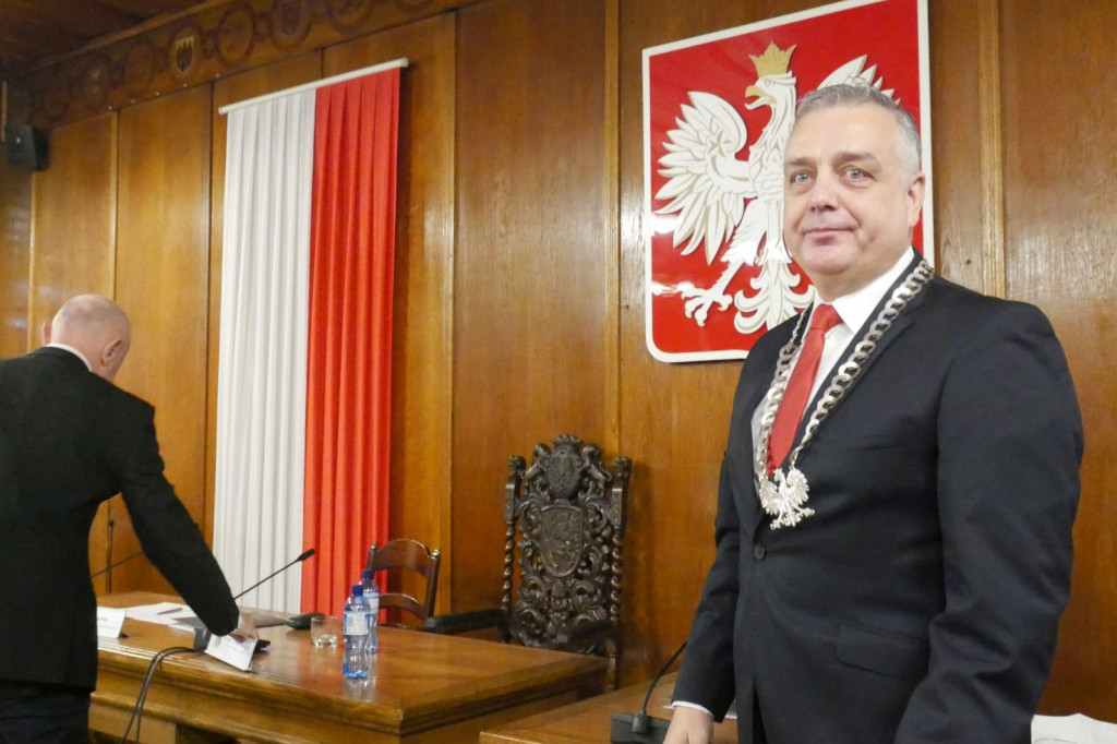 Ślubowanie Burmistrza Daniela Raka