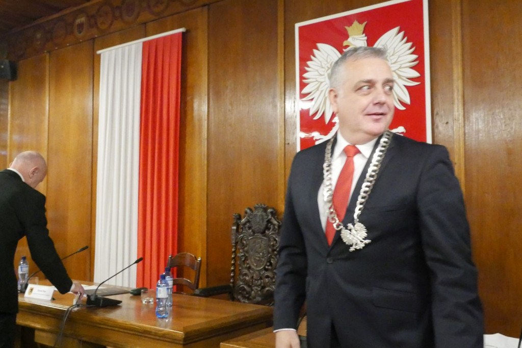 Ślubowanie Burmistrza Daniela Raka