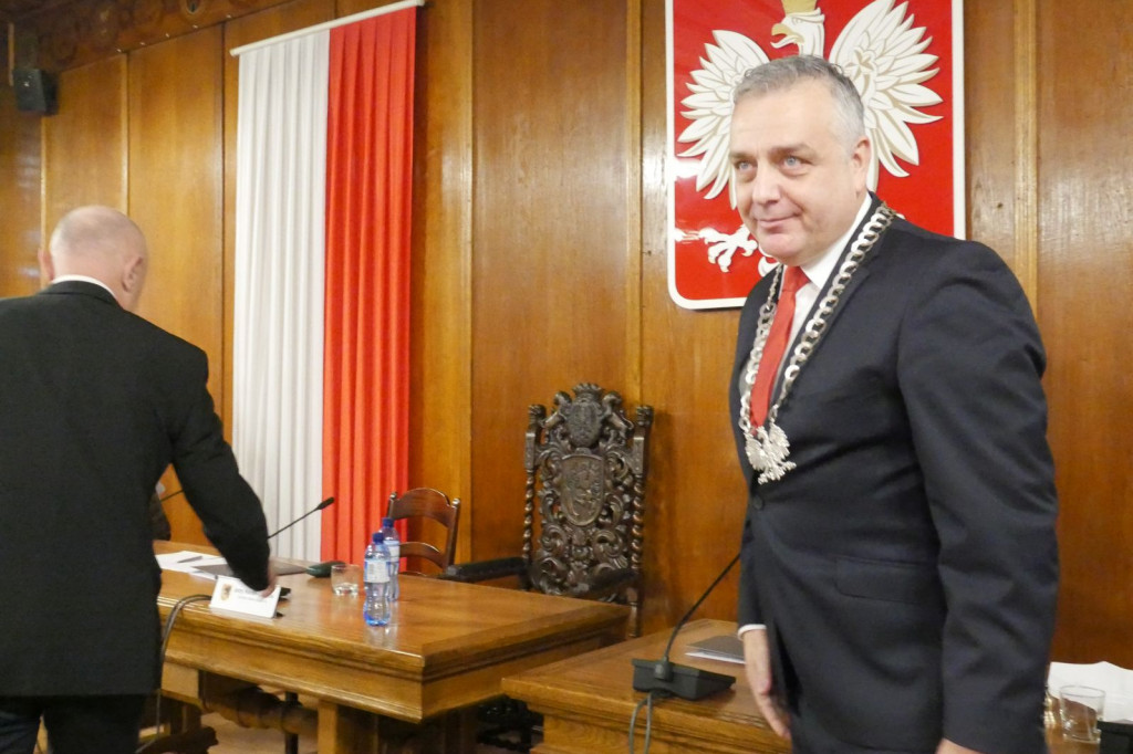 Ślubowanie Burmistrza Daniela Raka