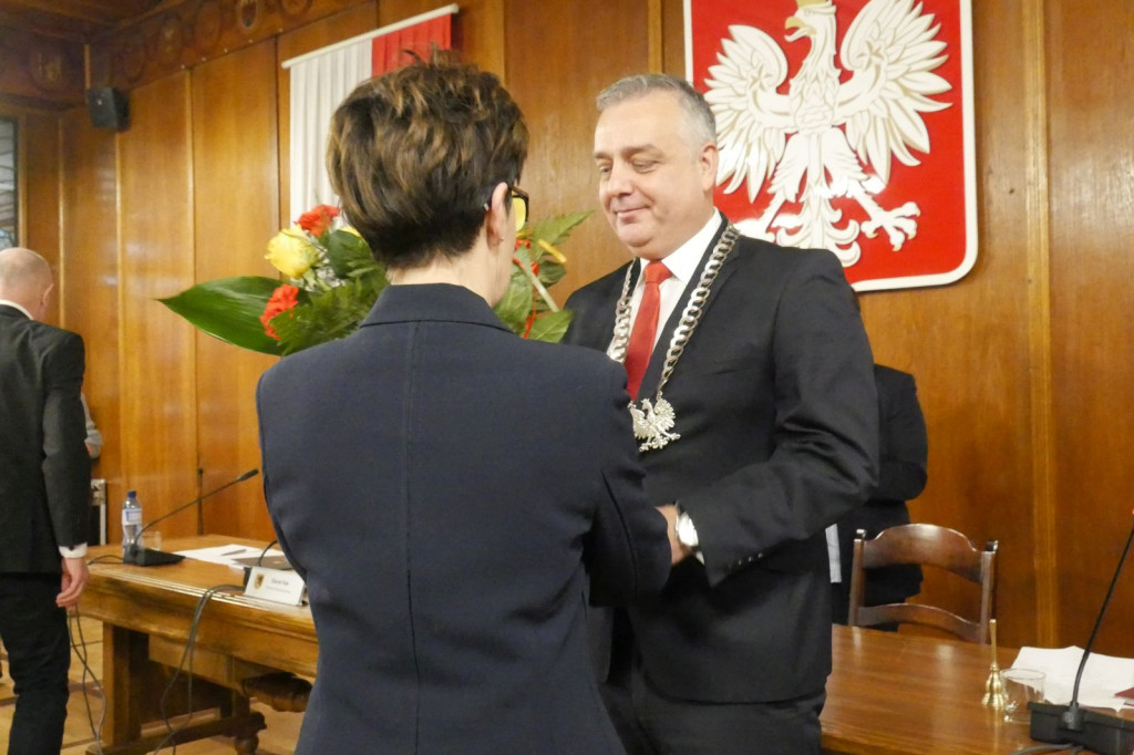 Ślubowanie Burmistrza Daniela Raka