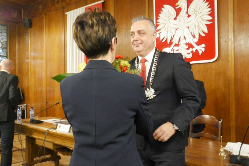 Ślubowanie Burmistrza Daniela Raka