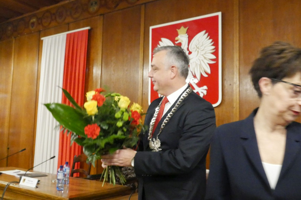 Ślubowanie Burmistrza Daniela Raka