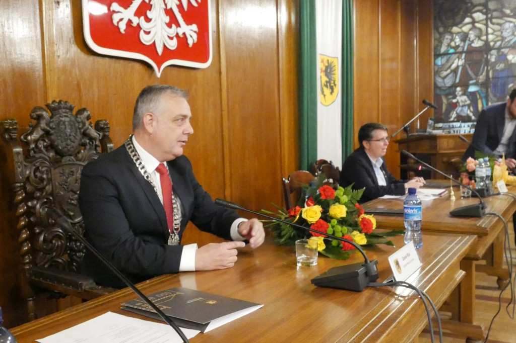 Ślubowanie Burmistrza Daniela Raka