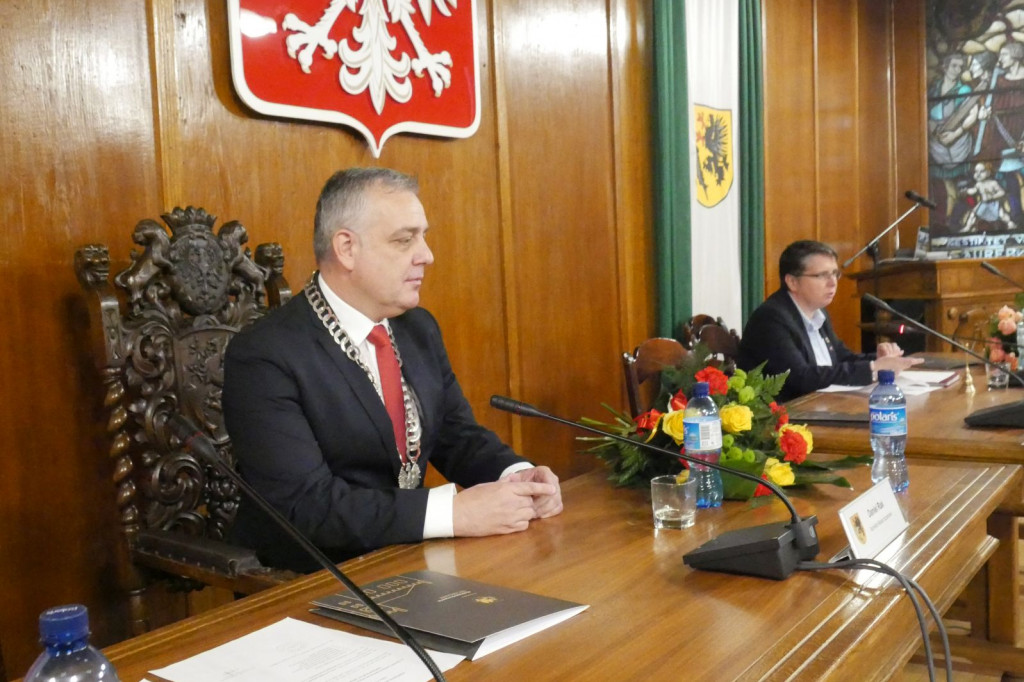 Ślubowanie Burmistrza Daniela Raka