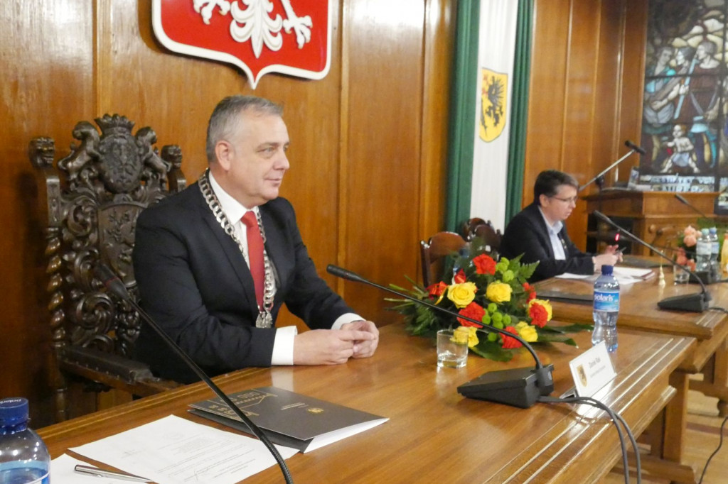 Ślubowanie Burmistrza Daniela Raka