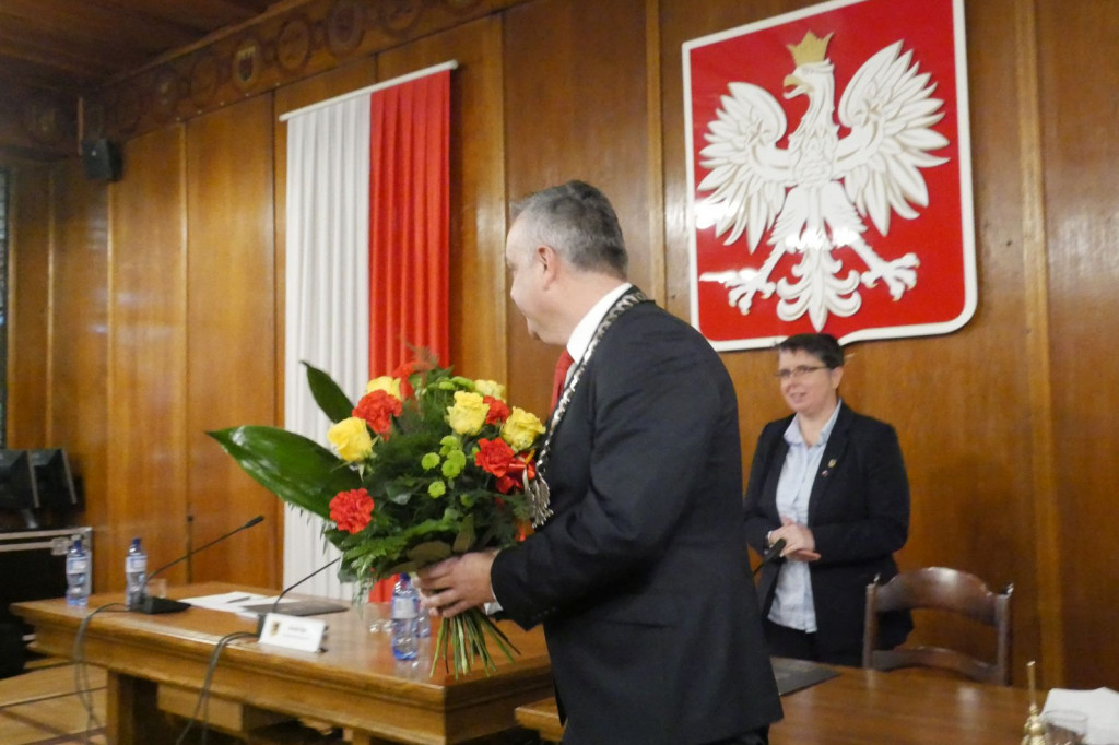 Ślubowanie Burmistrza Daniela Raka