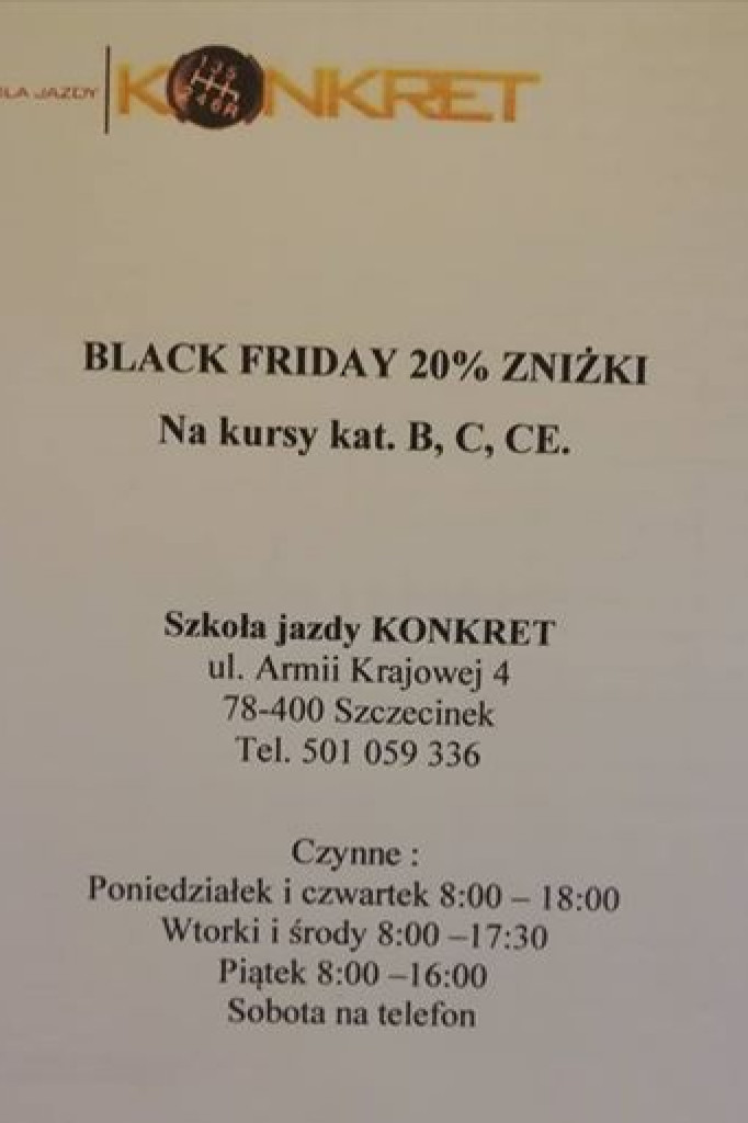 BLACK FRIDAY - zestawienie lokalnych ofert specjalnych