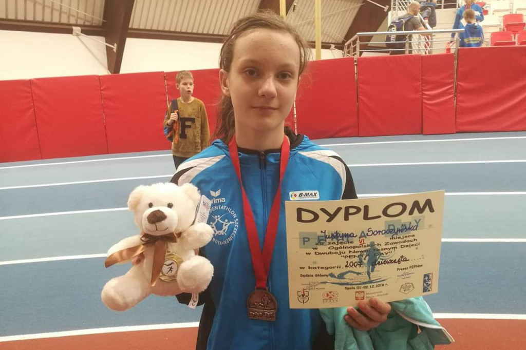 Klub Sportowy Pentathlon Szczecinek na zawodach w Spale