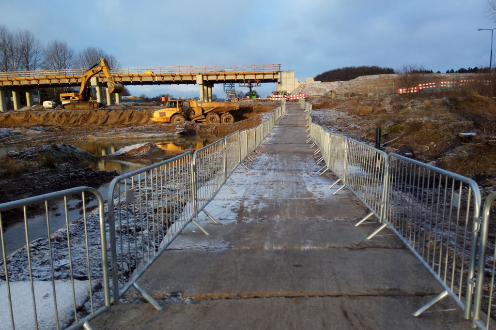 Przejście dla pieszych. Szczecinek ul.Koszalińska - Bugno.