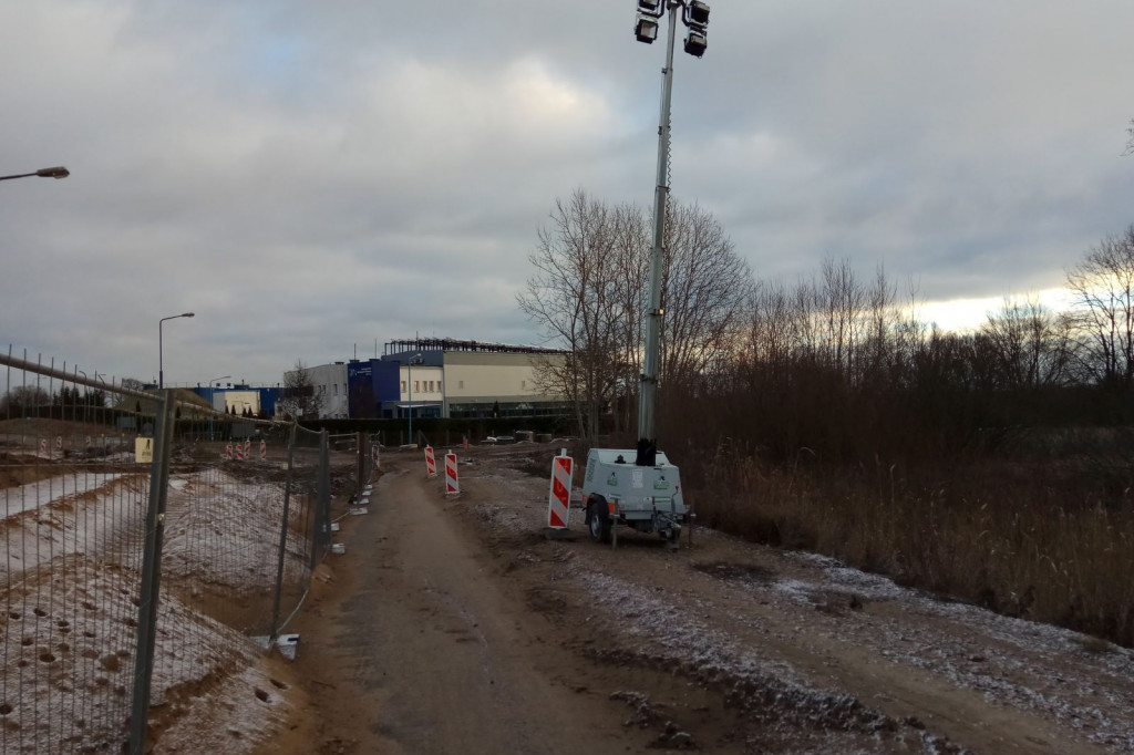 Przejście dla pieszych. Szczecinek ul.Koszalińska - Bugno.