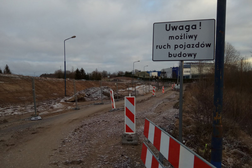 Przejście dla pieszych. Szczecinek ul.Koszalińska - Bugno.