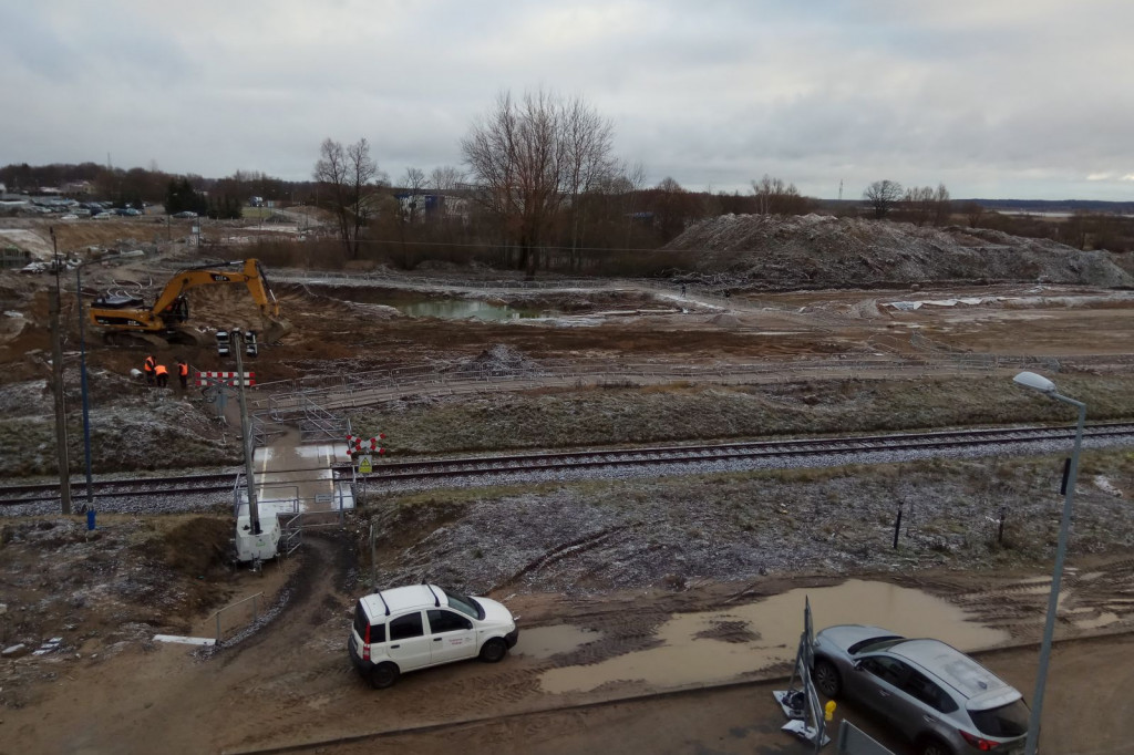 Przejście dla pieszych. Szczecinek ul.Koszalińska - Bugno.